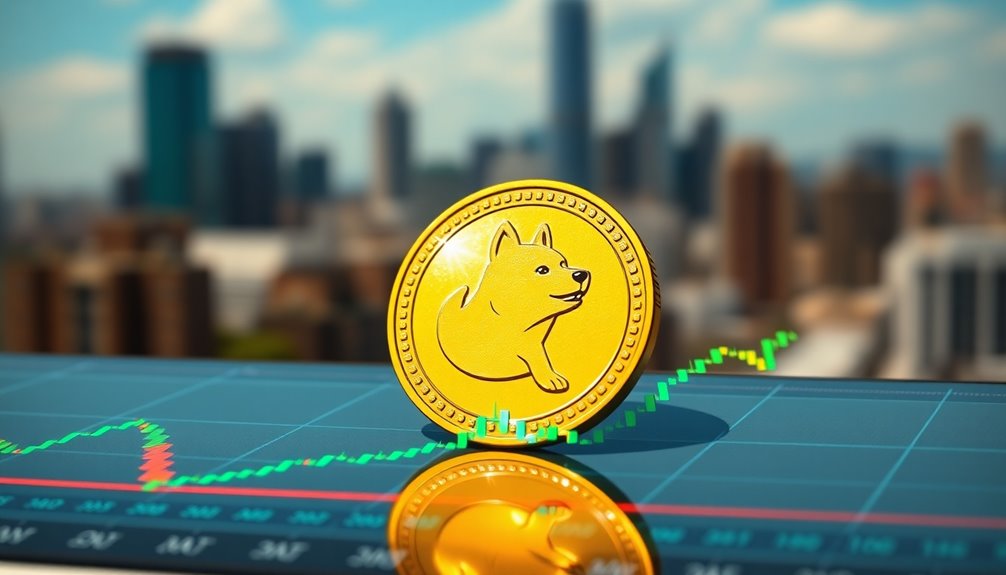 dogecoin shows positive trends