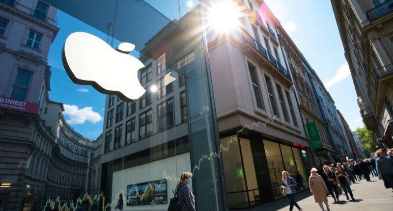 apple shares rise in europe