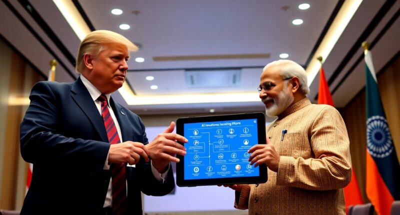 trump and modi collaborate on ai