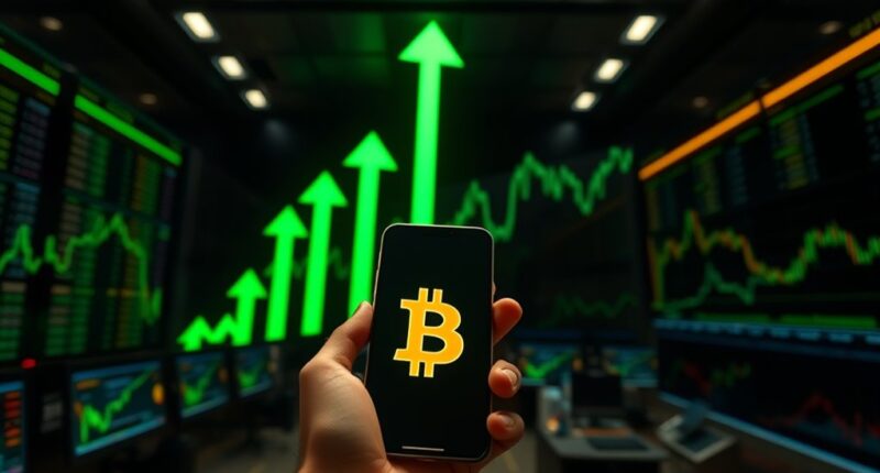 bitcoin surges past 119k