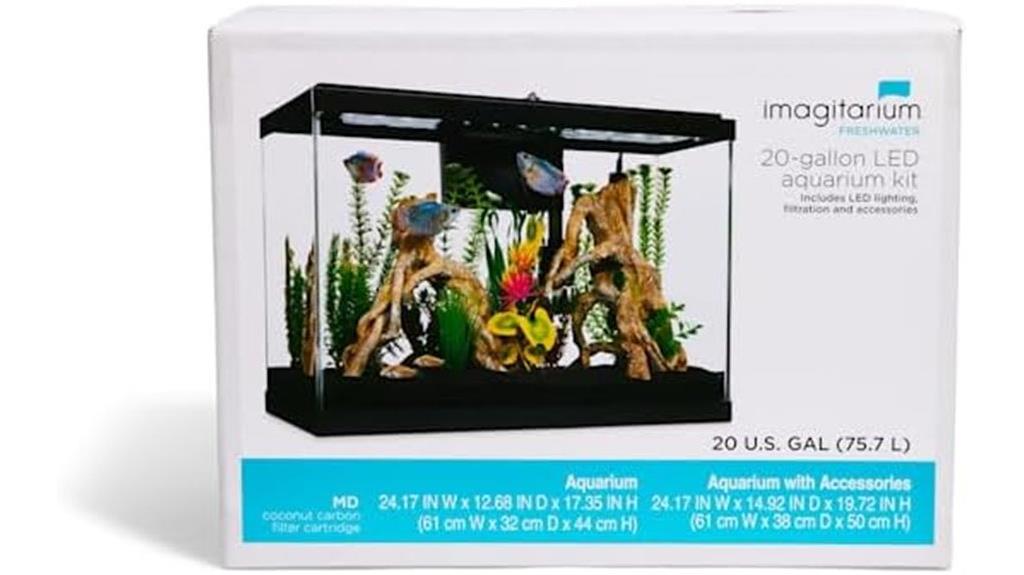 24 gallon led aquarium kit