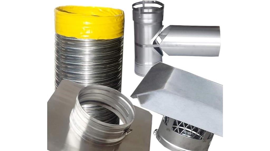 316 stainless steel chimney kit