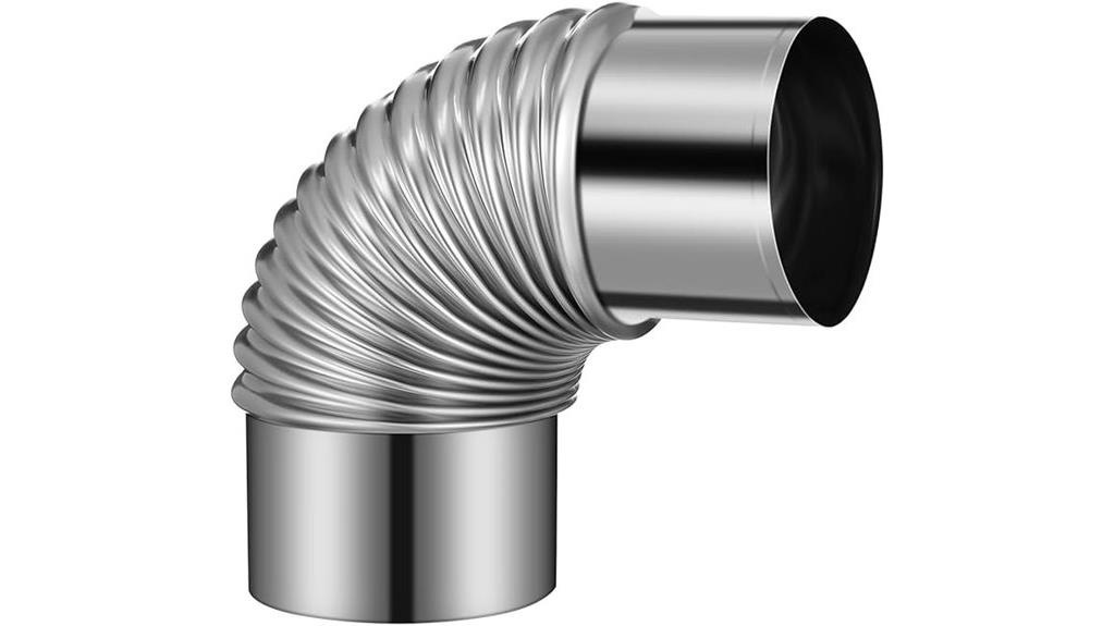 3 inch steel chimney elbow