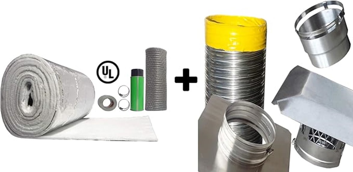 6 inch chimney liner kit