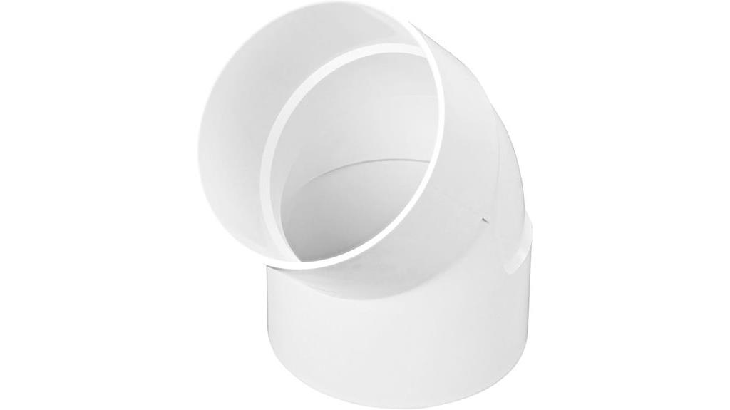 6 inch pvc 45 elbow