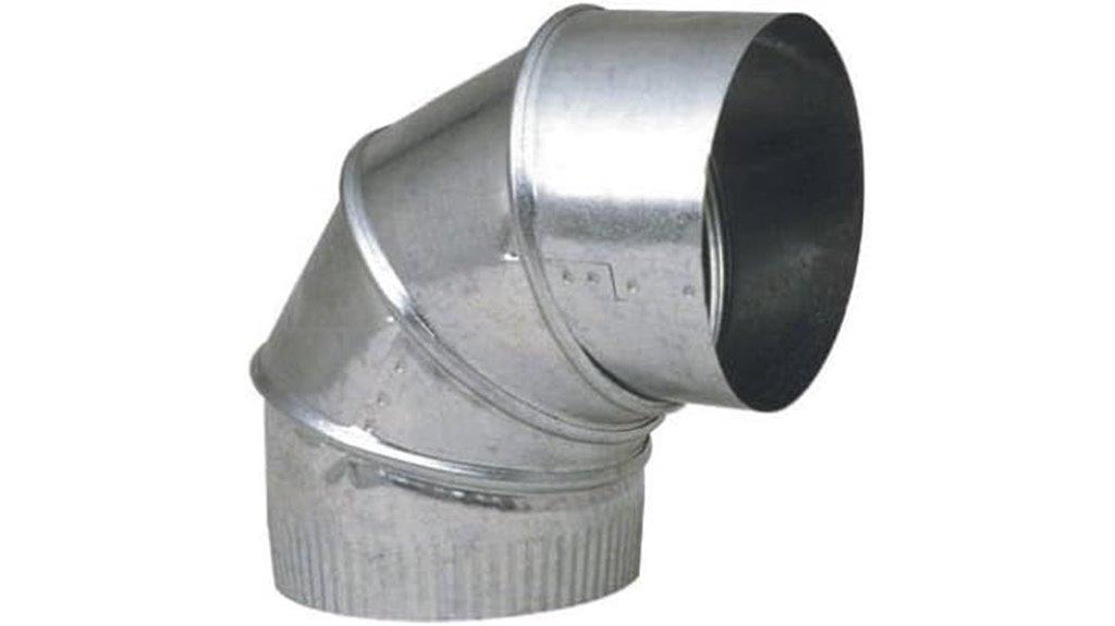 adjustable 6 inch furnace elbow