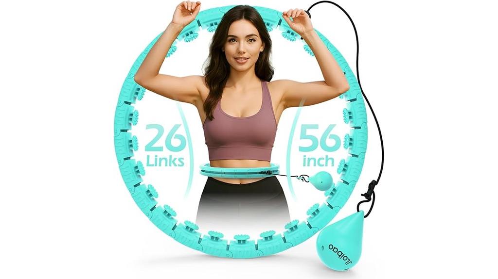adjustable heavy fitness hoop