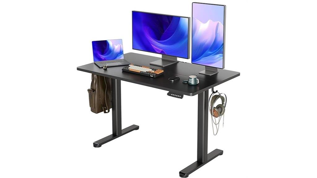 adjustable height electric desk