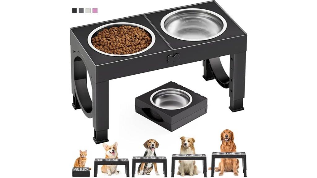 adjustable large dog stand