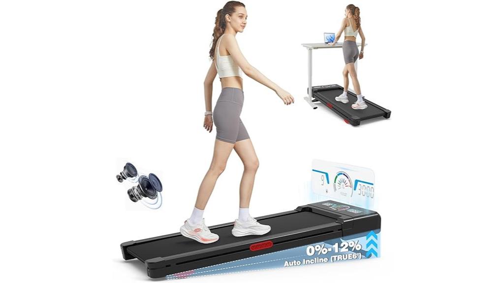 auto incline led walking treadmill