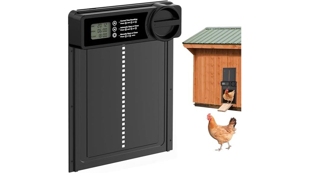 automatic chicken door features
