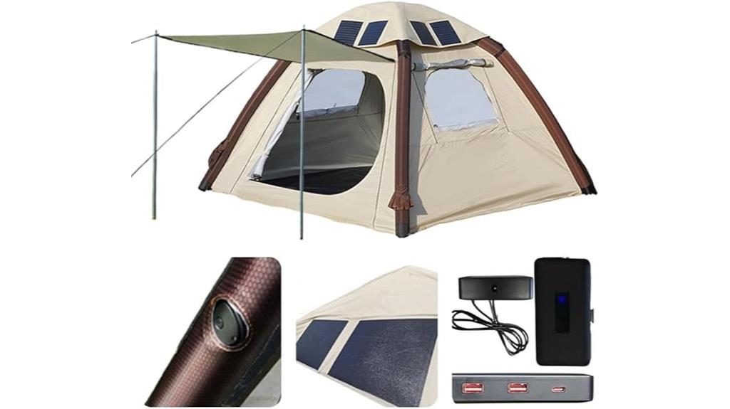 automatic four person inflatable tent