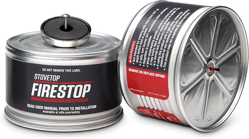 automatic stovetop fire suppressor