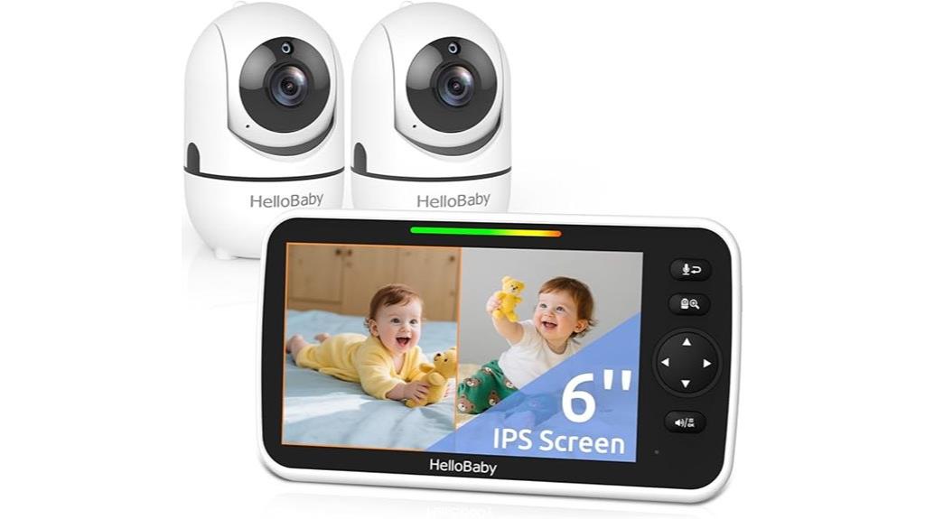 baby monitor with dual cameras