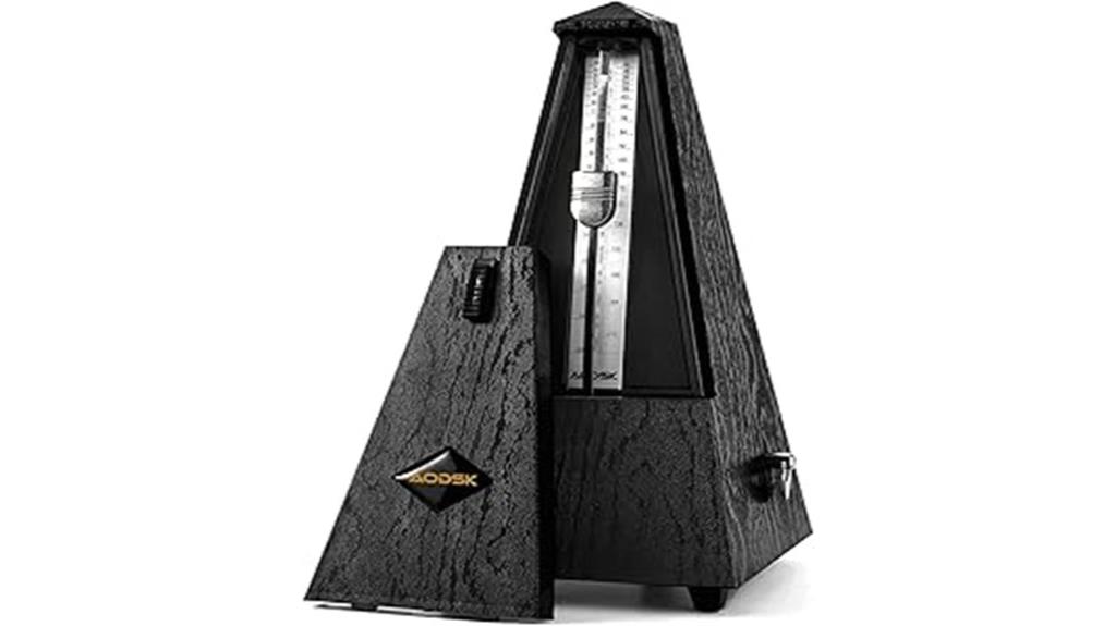 black mechanical metronome