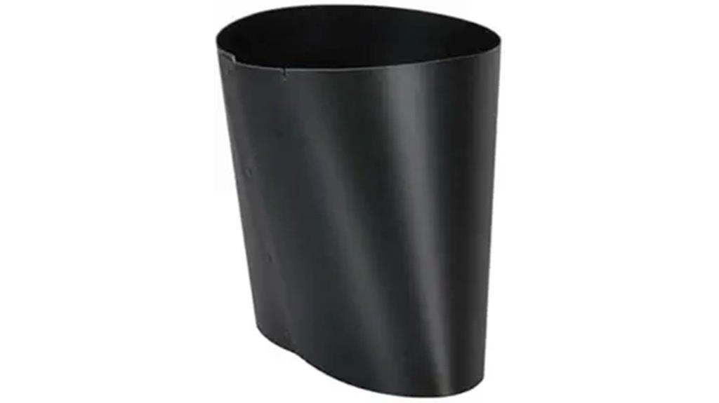 black oval round adapter