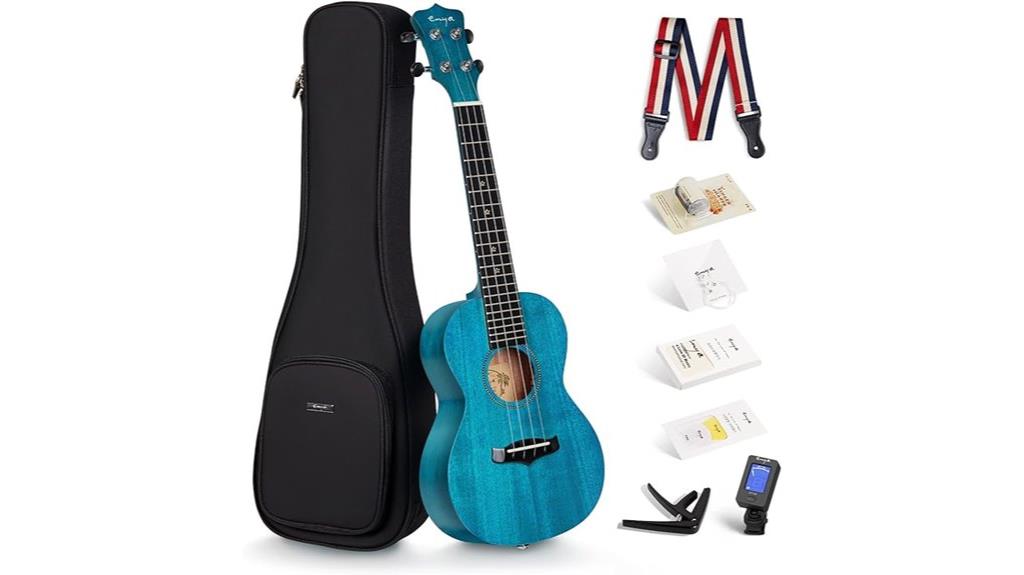 blue mahogany ukulele kit