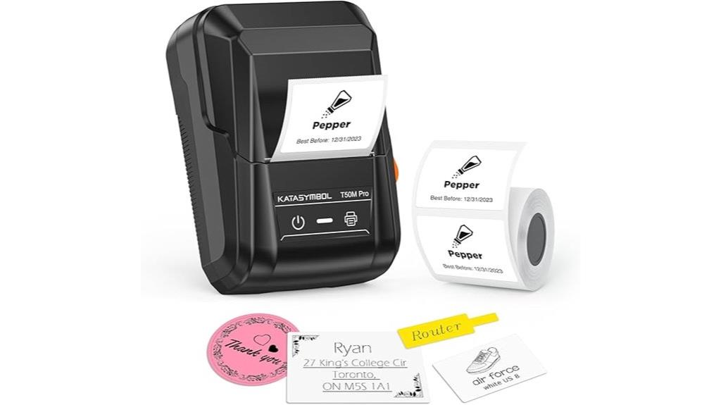 bluetooth enabled label maker