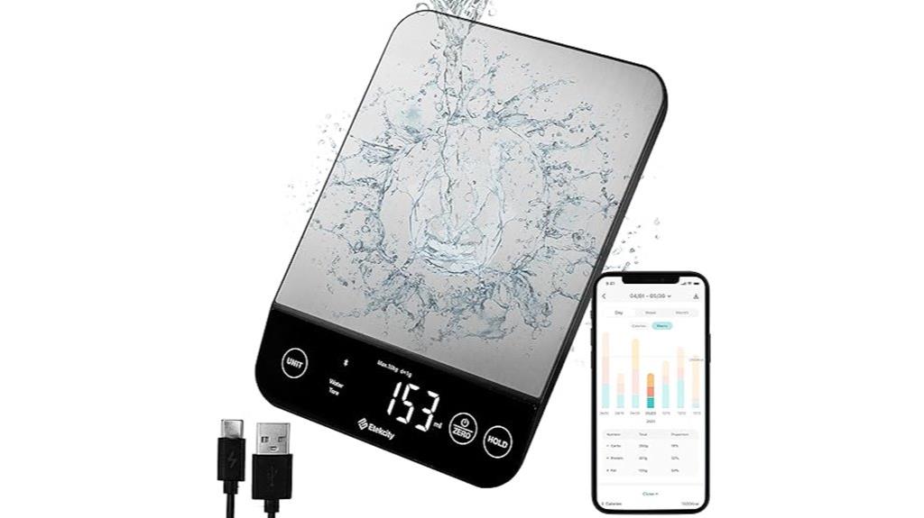 bluetooth waterproof food scale