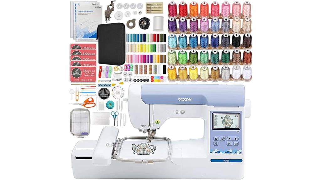 brother pe900 embroidery machine