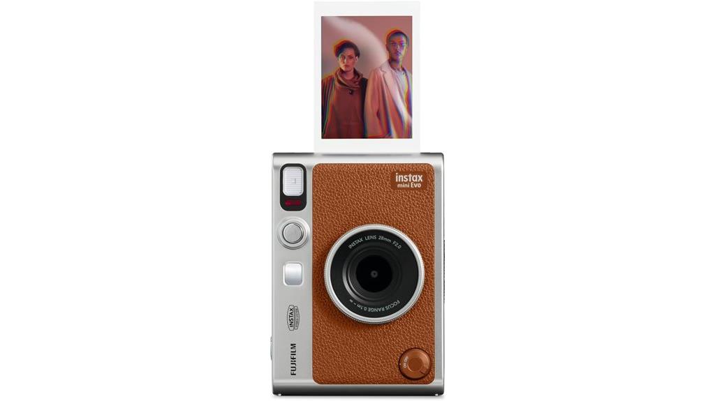 brown instant camera model
