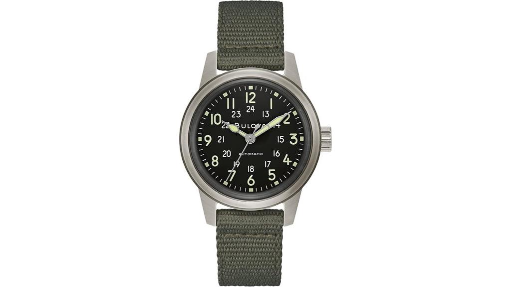 bulova men s military watch