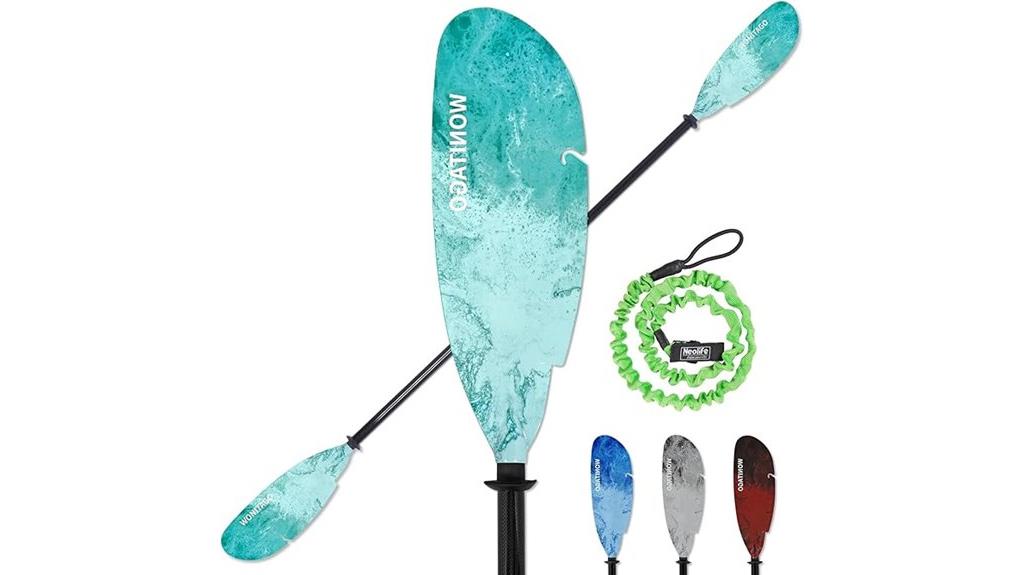 carbon fiber kayak paddle