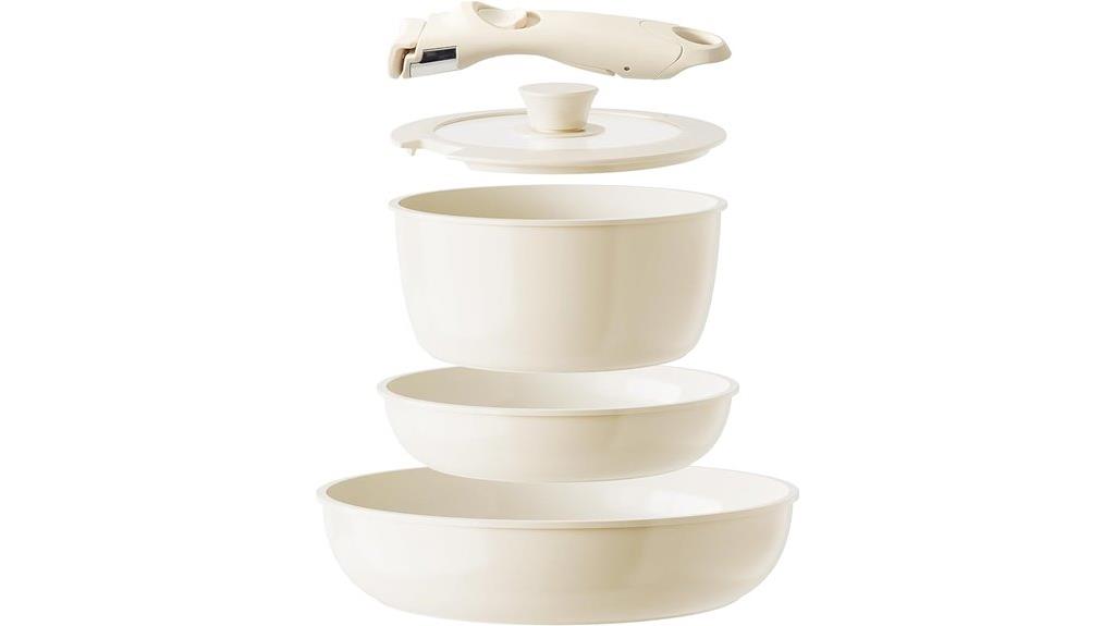 ceramic nonstick cookware set