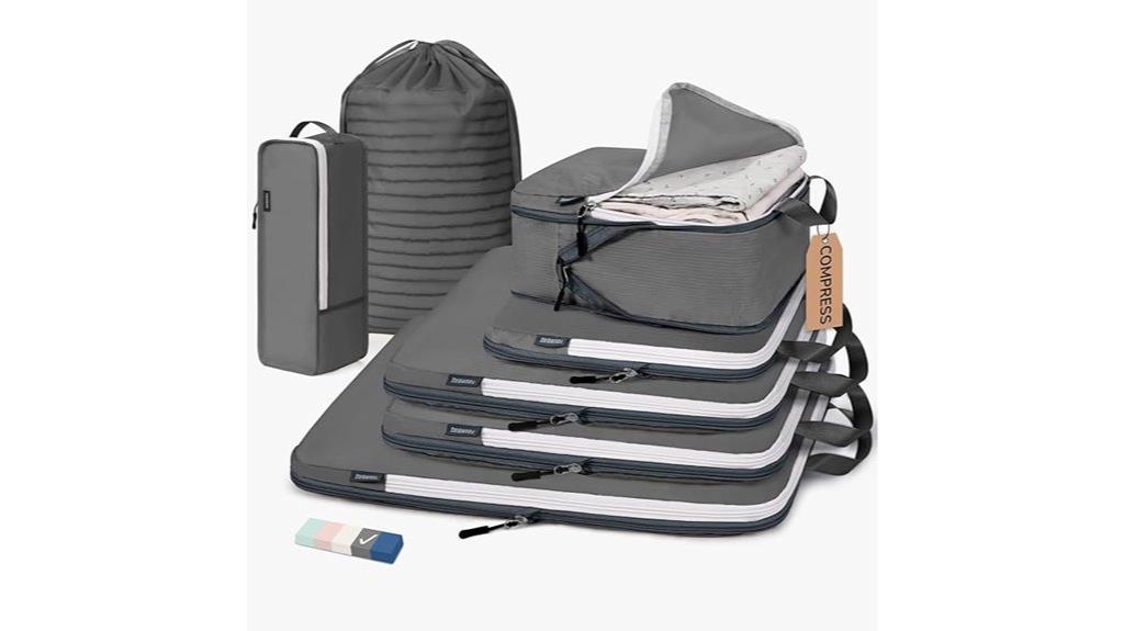 cherrynow 7 piece packing cubes