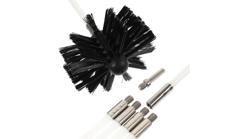chimney cleaning brush kit
