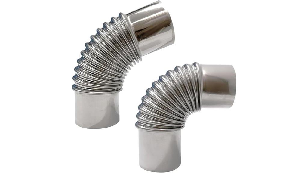 chimney elbow pipe set