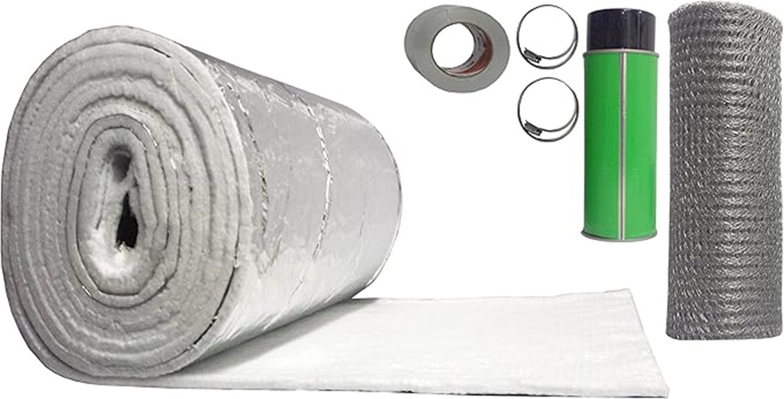 chimney insulation blanket kit