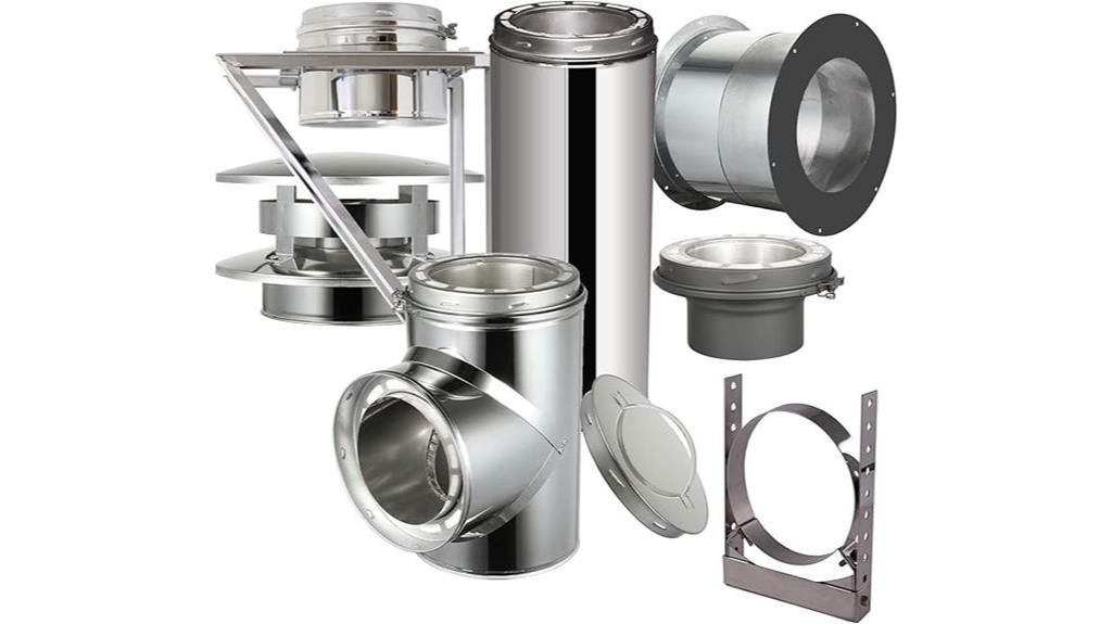 chimney kit with flat cap