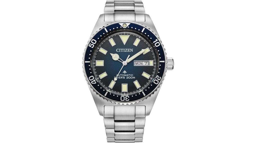 citizen blue dial dive