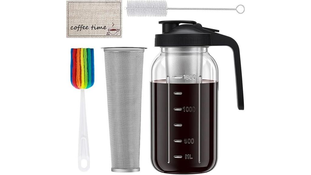 cold brew with accessories