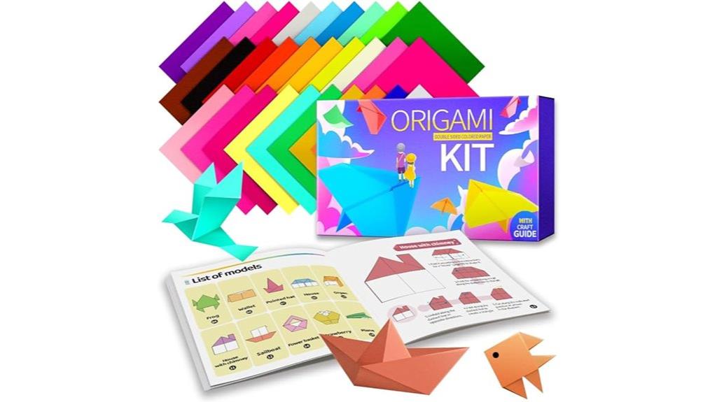colorful 220 piece origami set