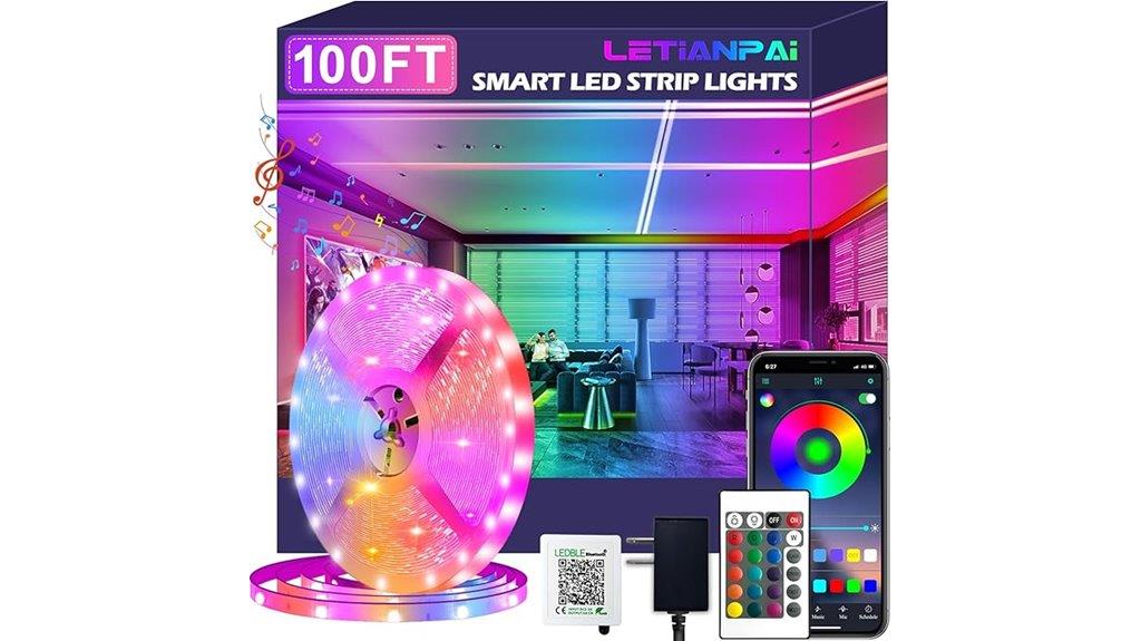 colorful bluetooth led strip