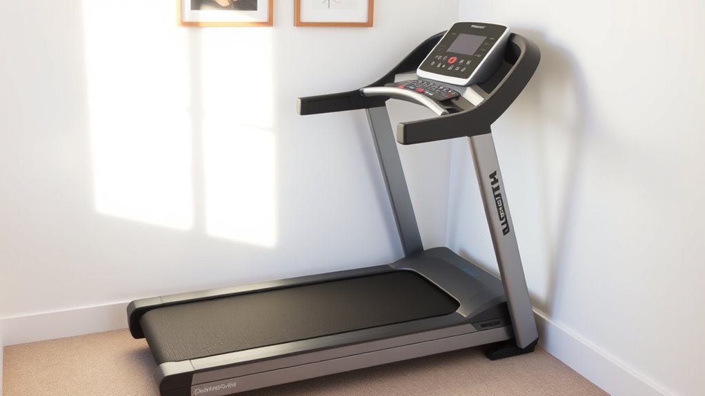 compact quiet stable treadmill