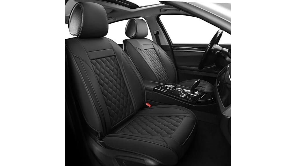 complete leather seat cover set