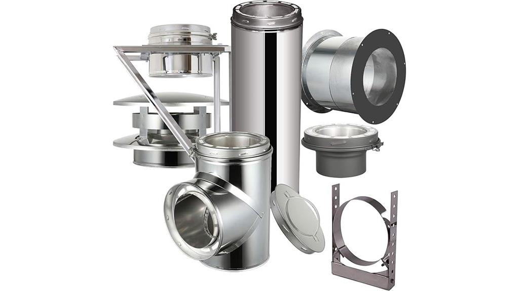 double wall stainless chimney