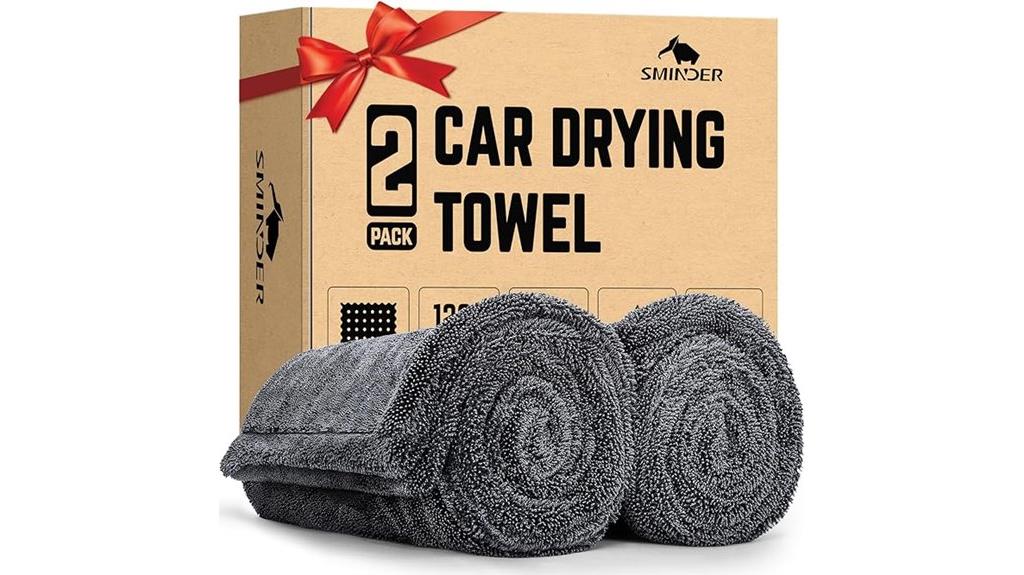 dual 1200 gsm microfiber towels