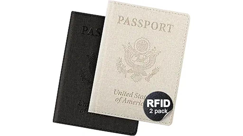 dual rfid passport holders