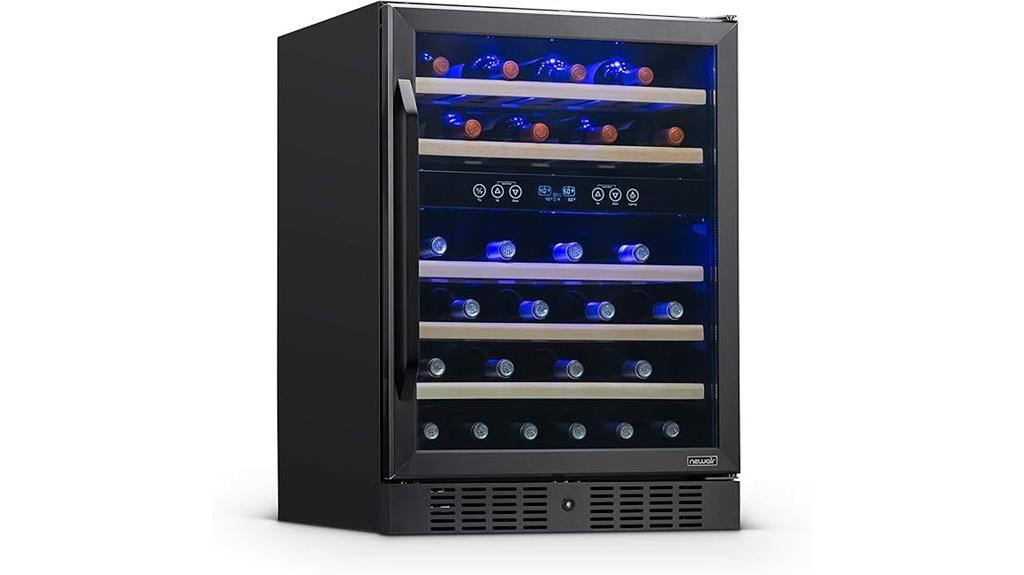 dual zone wine cooler