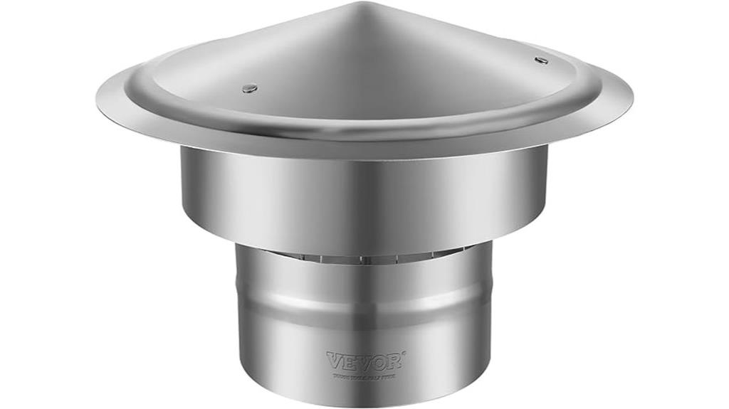 durable 6 inch chimney cap