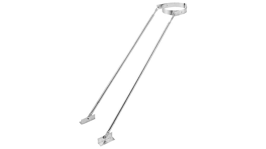 duravent chimney roof support