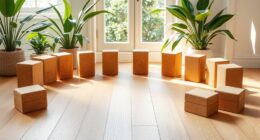 eco friendly cork yoga blocks