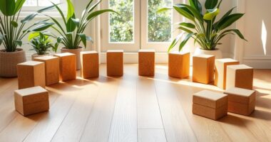 eco friendly cork yoga blocks