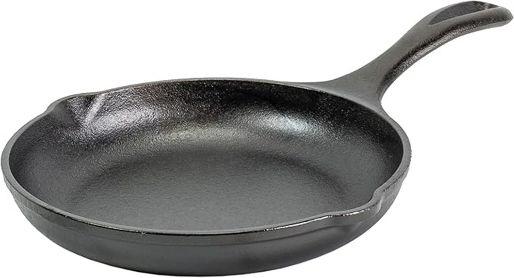 eight inch cast iron skillet