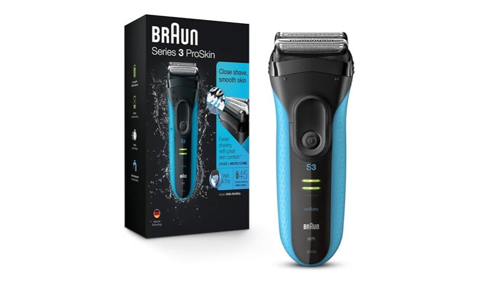 electric razor with trimmer