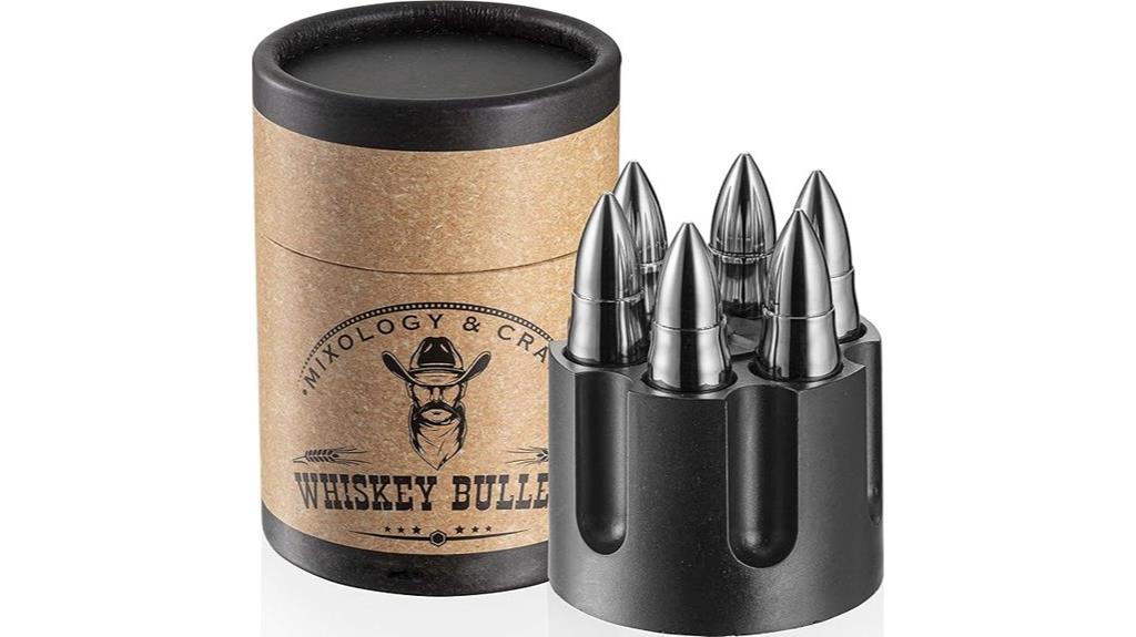 elegant stainless whiskey gift